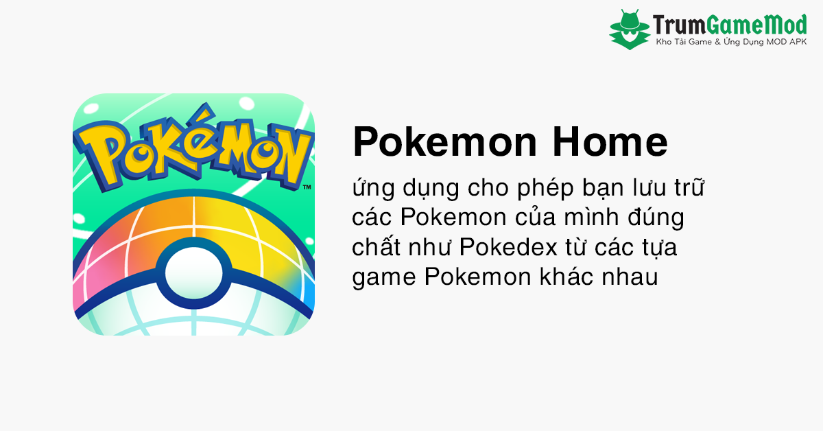 Pokemon Home APK trumgamemod com Pokémon HOME