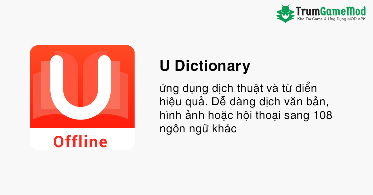 U Dictionary MOD APK (Mở Khóa VIP)