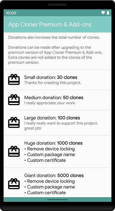 Tải App Cloner Premium MOD APK