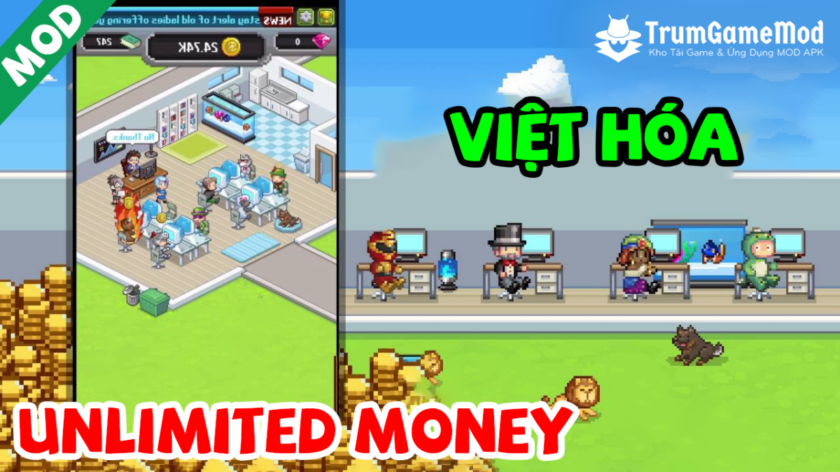 Tap Tap Trillionaire (Unlimited Money, Việt Hóa)