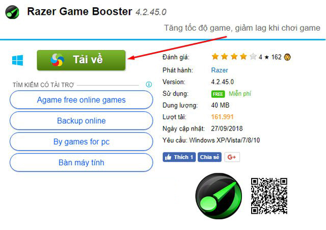 cach cai dat va dang ky tai khoan razer game booster 1 Cách cài đặt và đăng ký tài khoản Razer Game Booster