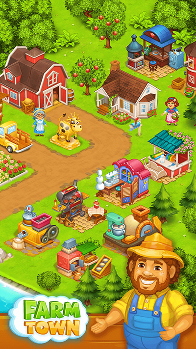 Tải game Farm Town MOD APK