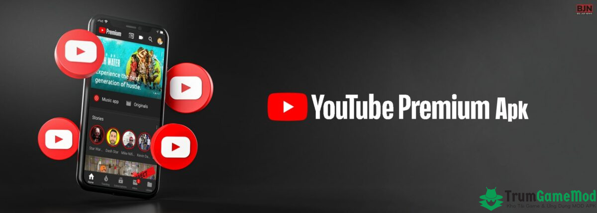 youtube premium apk 2 Tải Ứng Dụng Youtube Premium MOD APK (Mở Khóa Premium) v16.44.32