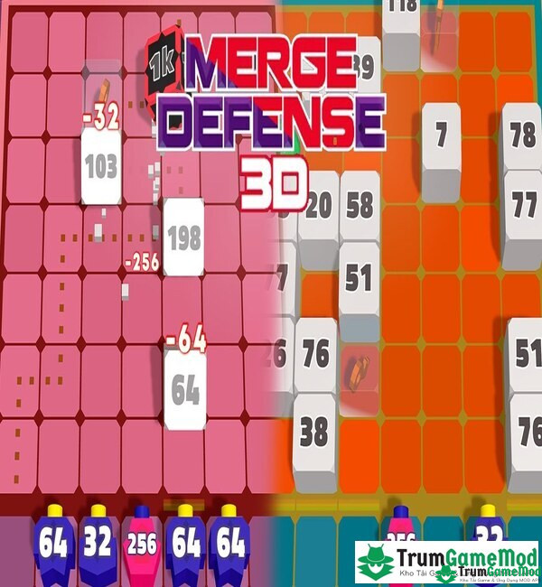 Merge Defense 3D được phát triển theo lối chơi chiến thuật hấp dẫn