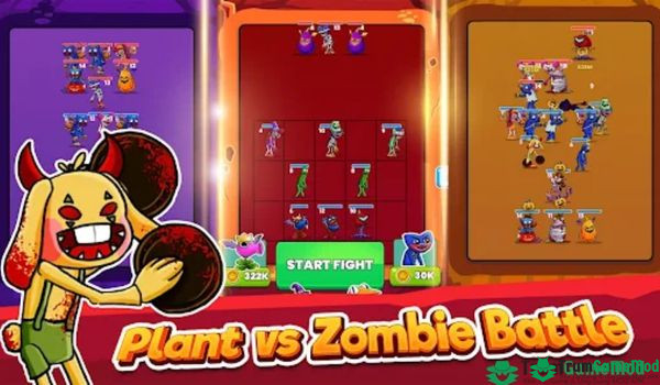Chơi game Halloween Zombie: Merge Plants