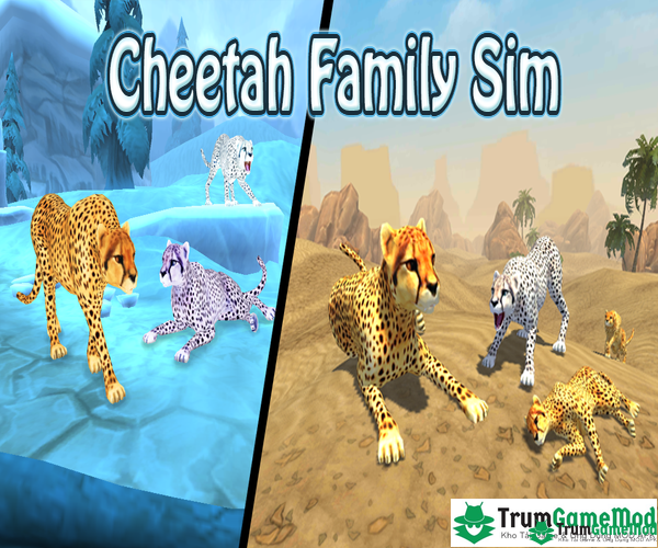 Cheetah Family Animal Sim là một trong những tựa game nhập vai động vật độc đáo