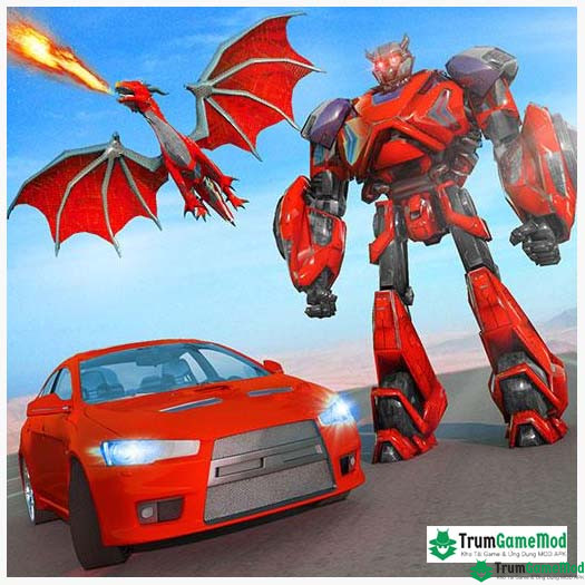 Dragon Robot Car 3D Game logo Dragon Robot Car 3D Game