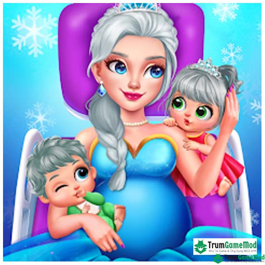 Ice Princess Mommy Baby Twins logo Ice Princess Mommy Baby Twins