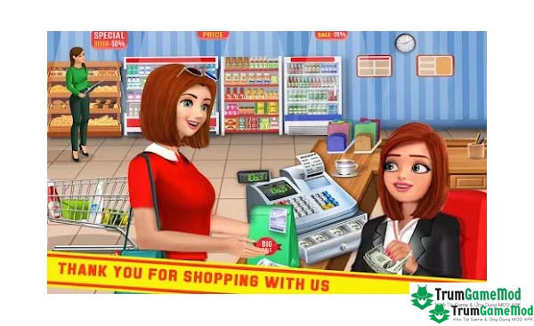 Supermarket Cash Register Sim 