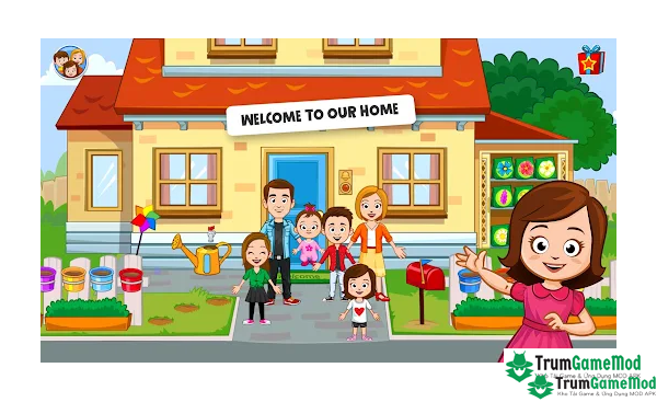My Town Home: Family Playhouse