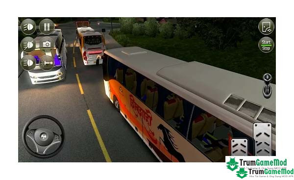3 Euro Bus Simulator Tro choi Euro Bus Simulator: Trò chơi